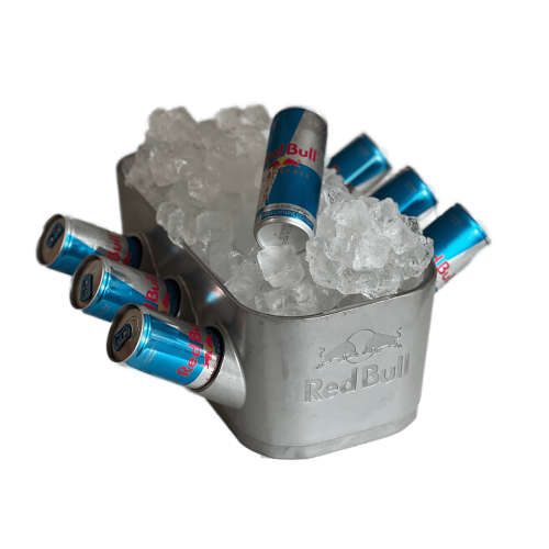 Aluminium V6 Shaped F1 Engine Red Bull Ice Bucket